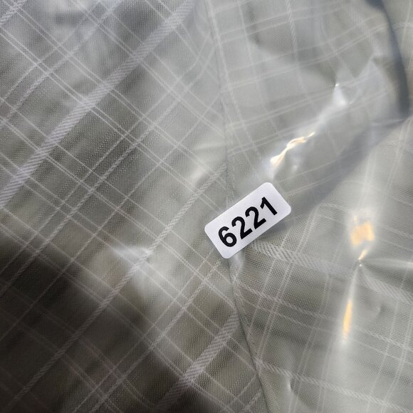 Mens Green Plaid Island Shores Shirt Short Sleeve Button Up Size XXL - Picture 10 of 10